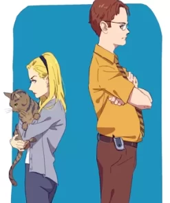 Dwight And Angela Paint By Numbers