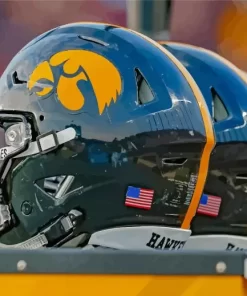 Iowa Hawkeyes Helmet Paint By Numbers