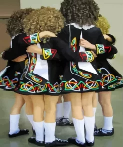 Irish Dancers Paint By Numbers