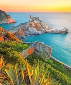 Italy Porto Venere Church Paint By Numbers