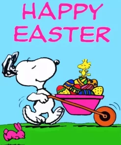 Its The Easter Beagle Charlie Brown Paint By Numbers