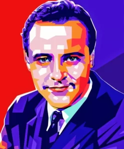 Jack Lemmon Pop Art Paint By Numbers