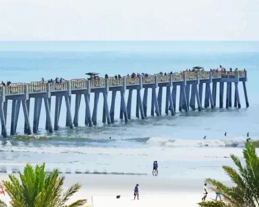 Jacksonville Pier Paint By Numbers