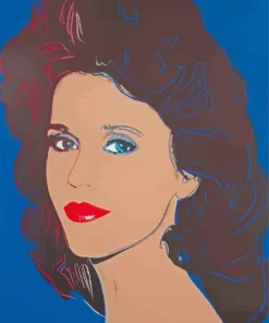 Jane Fonda Andy Warhol Paint By Numbers