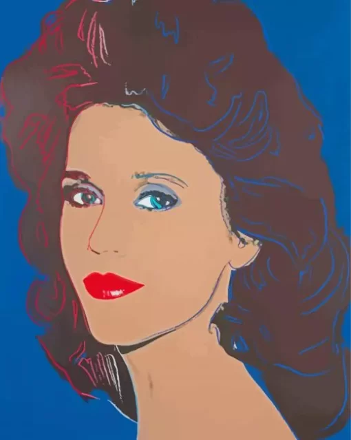 Jane Fonda Andy Warhol Paint By Numbers