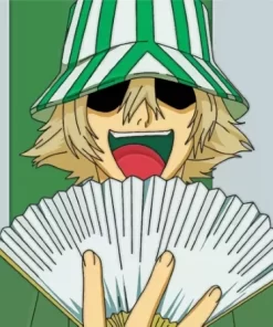 Kisuke Urahara Smiling Paint By Numbers