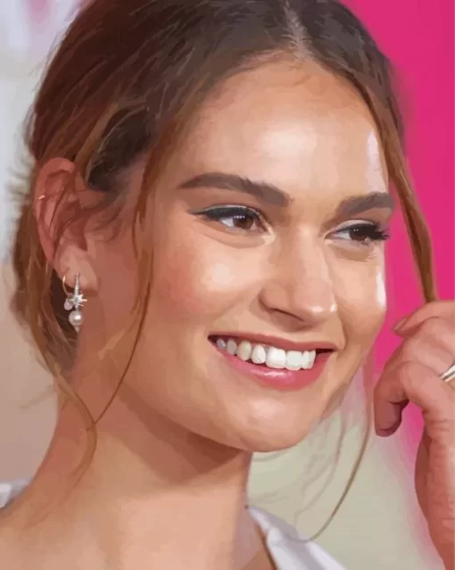 Lily James Paint By Numbers