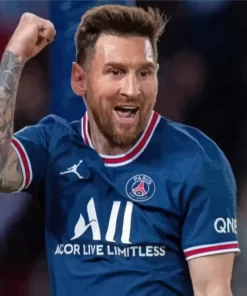 Lionel Messi Psg Paint By Numbers