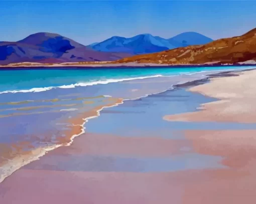 Luskintyre Beach Art Paint By Numbers