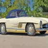 Mercedes Sl 300 Beige Car Paint By Numbers