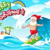 Merry Christmas Surfing Santa Paint By Numbers