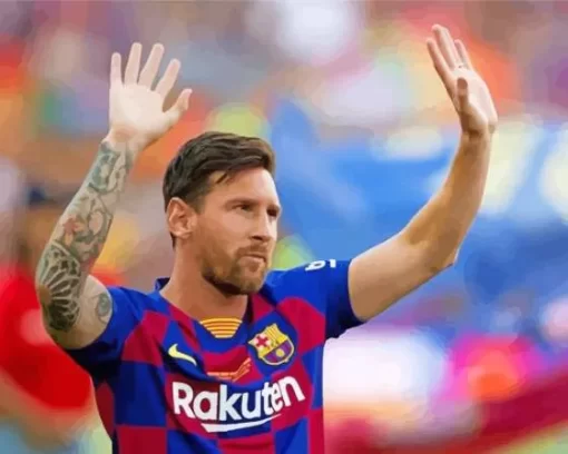 Messi Barcelone Paint By Numbers