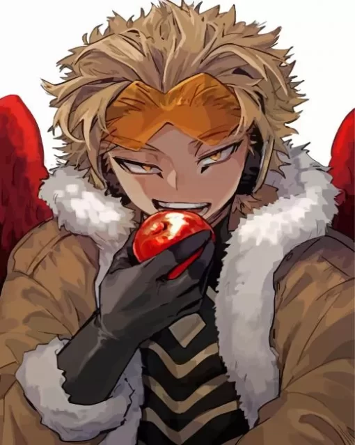 Mha Hawks Illustration Paint By Numbers