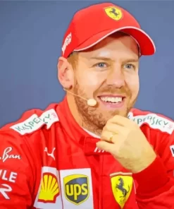 Sebastian Vettel Paint By Numbers