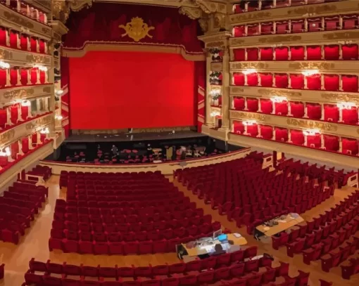 Teatro Alla Scala Italy Paint By Numbers