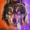 Dream Catcher Wolf Head Paint By Numbers