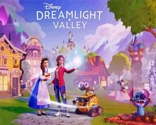 Dreamlight Valley Poster Paint By Numbers