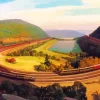 Horseshoe Curve Art Paint By Numbers