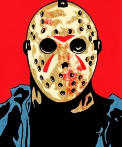 Jason Voorhees Illustration Paint By Numbers