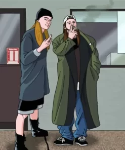 Jay And Silent Bob Animation Paint By Numbers