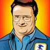 Seinfeld Newman Character Paint By Numbers