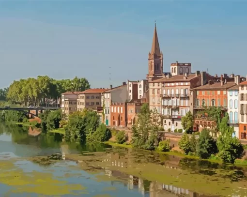 Montauban Buildings Paint By Numbers