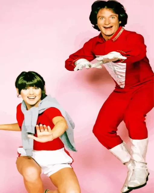 Mork And Mindy Paint By Numbers