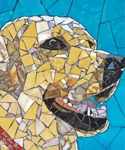 Mosaic Dog Paint By Numbers