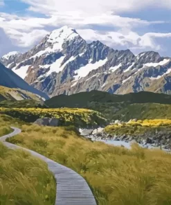 Mount Cook National Park Paint By Numbers