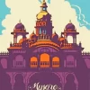 Mysore Poster Paint By Numbers