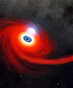 Nasa Black Hole Paint By Numbers