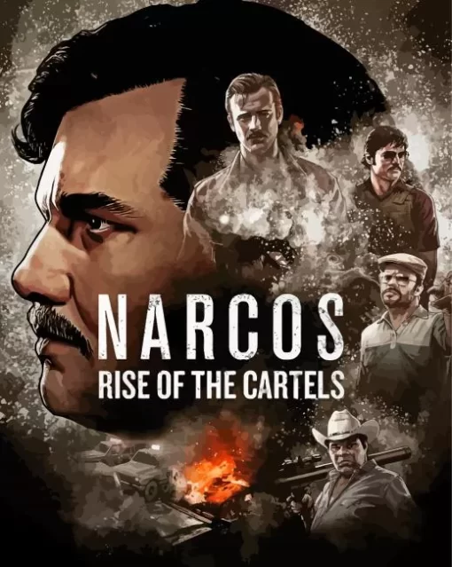 Narcos Rise Of The Cartels Paint By Numbers