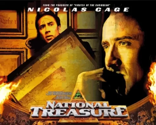 National Treasure Film Serie Poster Paint By Numbers