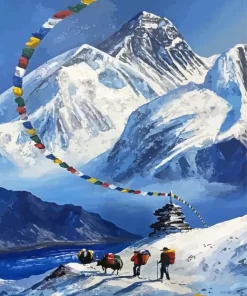 Nepal Everest Base Camp Paint By Numbers