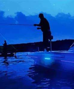 Night Fishing Paint By Numbers