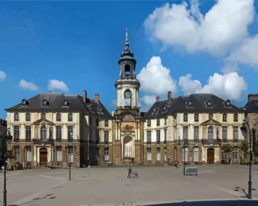 Opera House Rennes Paint By Numbers