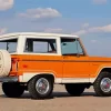 Orange Ford Bronco Car Paint By Numbers