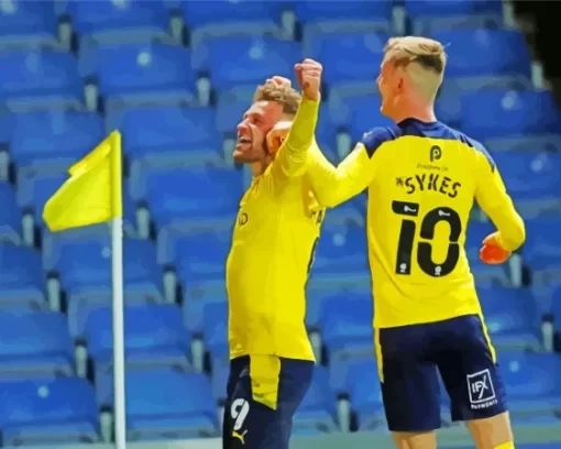 Oxford United Players Paint By Numbers