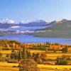 New Zealand Wanaka Lake Landscape Paint By Numbers