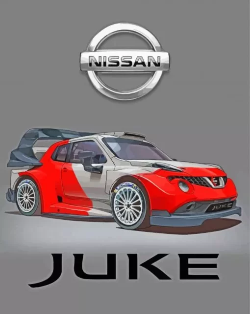 Nissan Juke Art Paint By Numbers