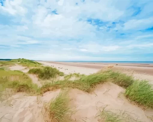 Norfolk Beach Paint By Numbers