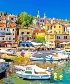 Opatija Town Croatia Paint By Numbers