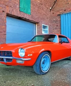 Orange 1970 Camaro Paint By Numbers